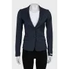Cropped pinstripe jacket