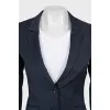 Cropped pinstripe jacket