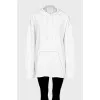 Белое oversize худи с биркой
