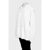 Белое oversize худи с биркой