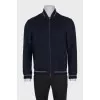 Men's blue bomber jacket