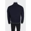 Men's blue bomber jacket