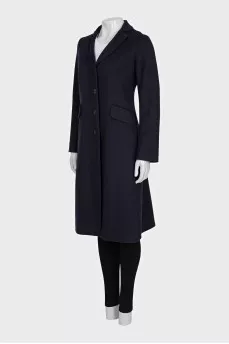 Fitted blue coat