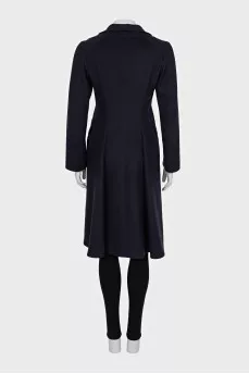 Fitted blue coat
