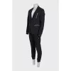 Men's suit with zippers