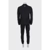 Men's suit with zippers