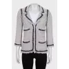 Fitted jacket with pockets