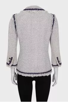 Fitted jacket with pockets
