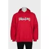 Men's oversized hoodie with print
