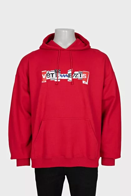 Men's oversized hoodie with print