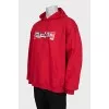 Men's oversized hoodie with print