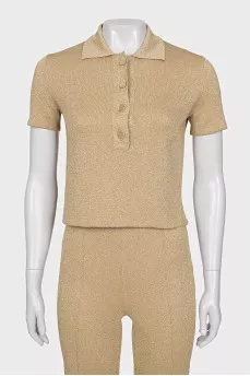 Golden suit with trousers