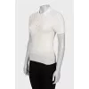 White slim-fit t-shirt