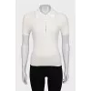 White slim-fit t-shirt