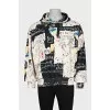 Чоловіче oversize худі у принт