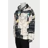 Чоловіче oversize худі у принт
