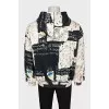 Чоловіче oversize худі у принт