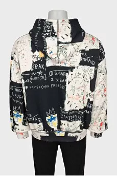 Чоловіче oversize худі у принт