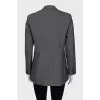 Straight jacket with gold buttons