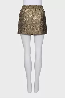 Gold tie skirt