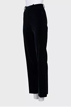 Бархатные брюки bootcut