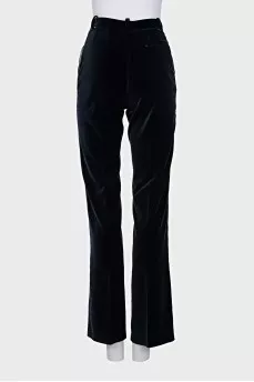 Бархатные брюки bootcut