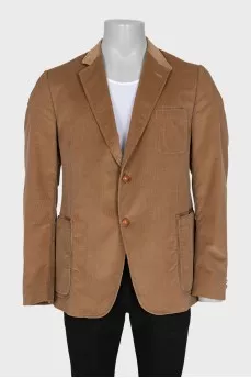 Men's brown corduroy jacket