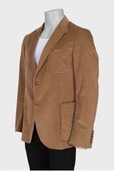 Men's brown corduroy jacket