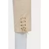 Trousers with decorative lacing