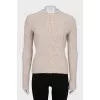 Cashmere and silk sweater