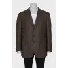 Men's brown cashmere jacket