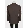 Men's brown cashmere jacket