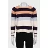 Cropped jumper made of wool and cashmere