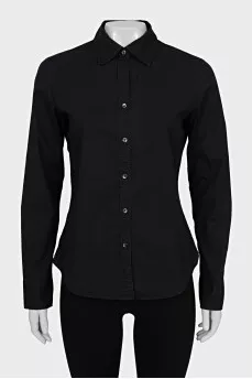 Black fitted shirt