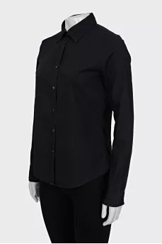 Black fitted shirt