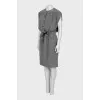 Dress made of wool, cashmere and silk