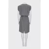 Dress made of wool, cashmere and silk