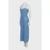 Fitted denim sundress