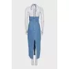 Fitted denim sundress