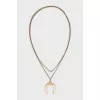 Silver horseshoe pendant