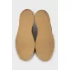 Suede boots with high soles