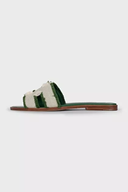 Oran textile flip-flops