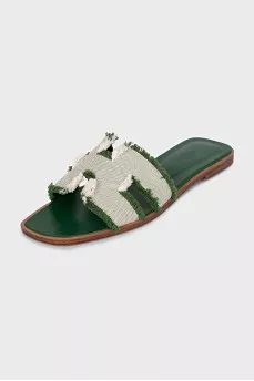 Oran textile flip-flops