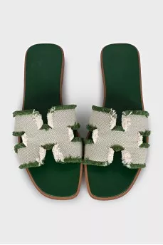 Oran textile flip-flops