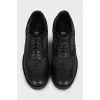 Brown leather brogues
