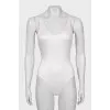 Swimsuit with a signature monogram