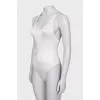 Swimsuit with a signature monogram