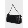 Сумка декорована кристалами Falabella