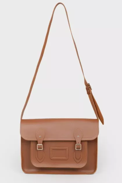 Briefcase 13 Inch Magnetic Satchel in Leather - Vintage