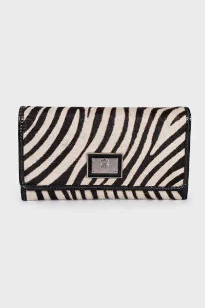 Animal print wallet